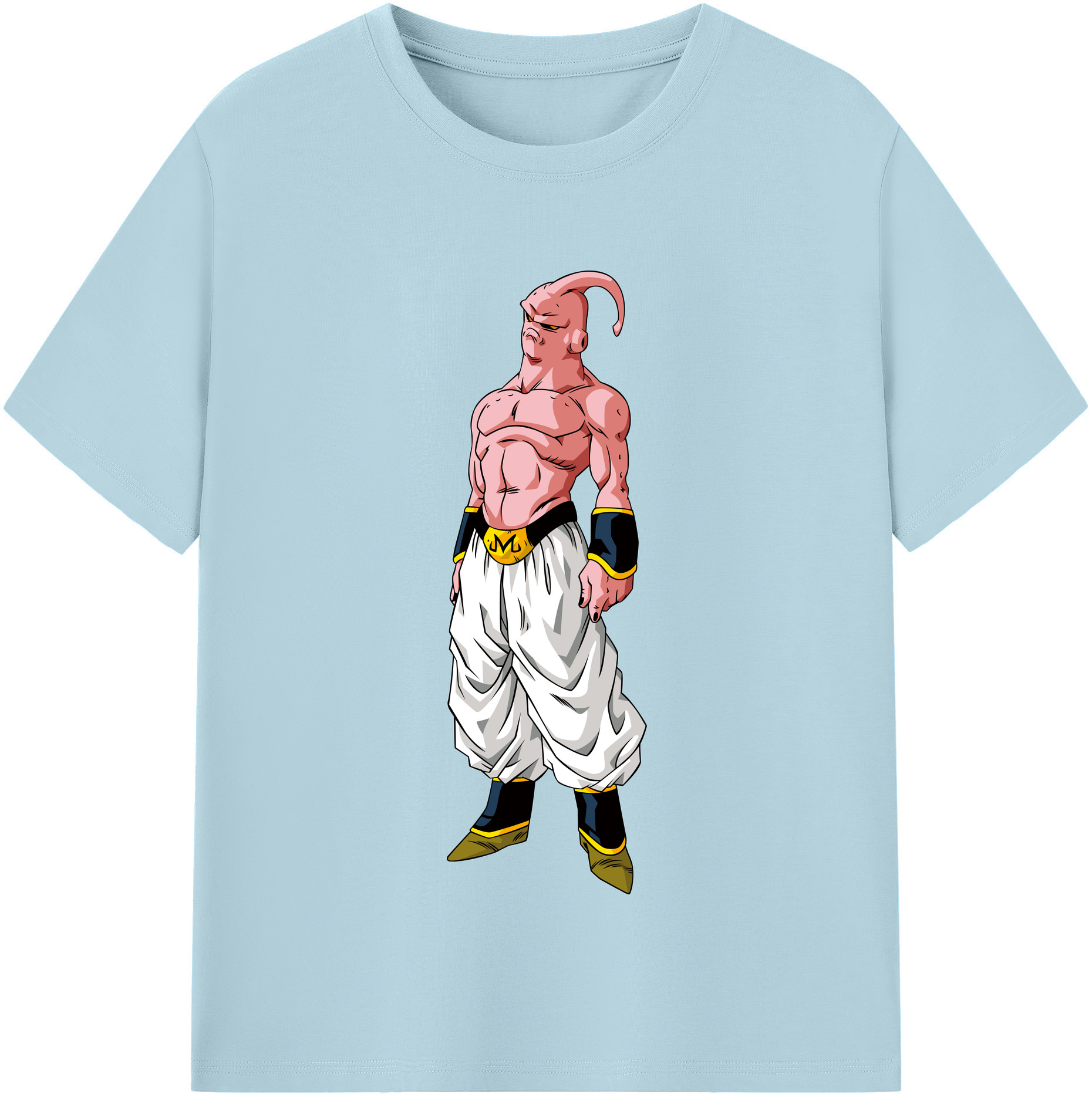 （画像用） ドラゴンボール 魔人ブウ DRAGON BALL Majin Buu 綿100％半袖Tシャツ（フロントプリント）